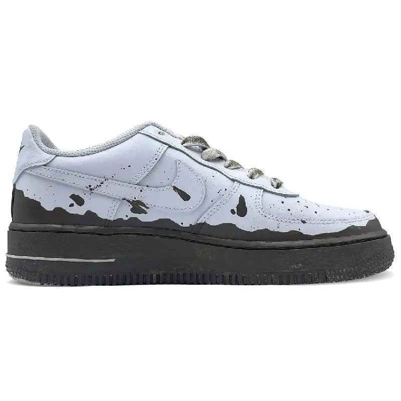 [Custom Muddy path]Nike Air Force 1 Muddy Path Abrasion-Resistant Slip-Resistant Low-Top Skateboard Shoes Men's Brown
