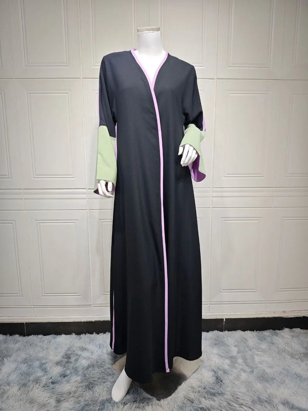Muslim Abaya for Women Split Sleeve Modest Morocco Party Dresses Ramadan Cardigan Abayas Kaftan Dubai Arab Long Robe 2024