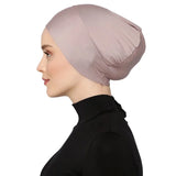 Islamic Black Sport Modal Hijab Undercap Muslim Abaya Hijabs For Woman Abayas Jersey Turbans Turban Instant Head Wrap Women Cap