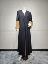 Muslim Abaya for Women Split Sleeve Modest Morocco Party Dresses Ramadan Cardigan Abayas Kaftan Dubai Arab Long Robe 2024