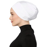 Islamic Black Sport Modal Hijab Undercap Muslim Abaya Hijabs For Woman Abayas Jersey Turbans Turban Instant Head Wrap Women Cap