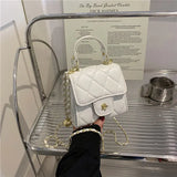 Portable Small Square Crossbody Satchel Bag for Lipstick