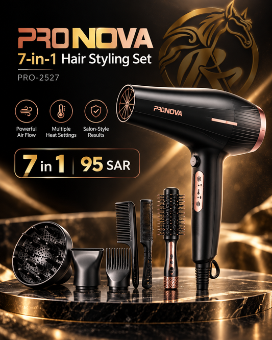 ProNova PRO-2527 7-in-1 hair styling set hero image