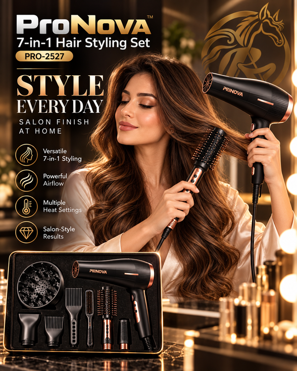 ProNova PRO-2527 hair styling lifestyle image