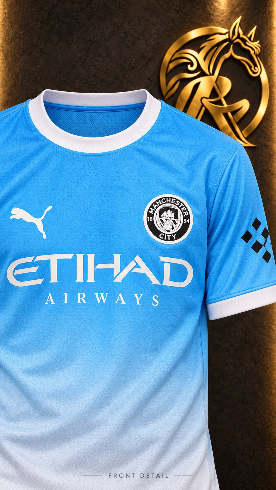 mc-sky-gradient football jersey detail view | Raakaat