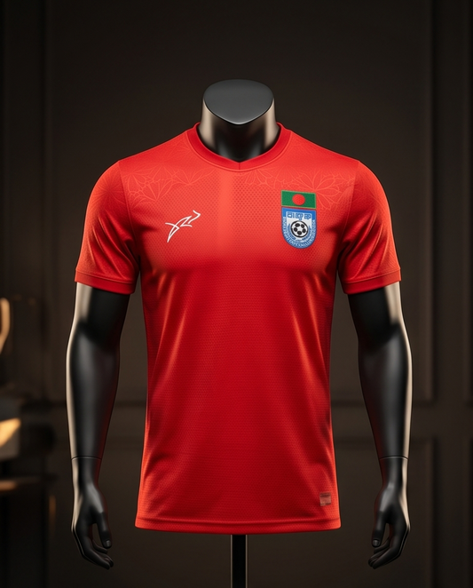 Bangladesh Football National Team Jersey - Red-Player Edition (Home Kit) - Raakaat