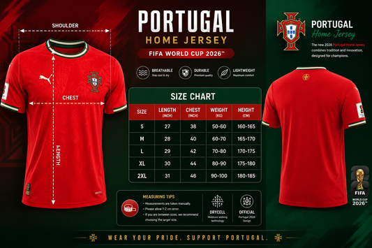 Portugal Home Jersey 2024/2025 – Red & Green V-Neck National Football T-Shirt