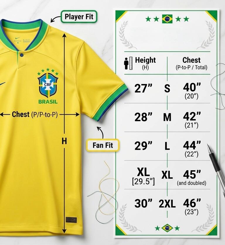 Brazil Home Jersey – Classic Yellow & Green 5-Star National Football T-Shirt
