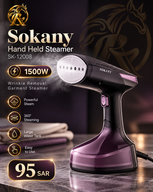 Sokany SK-12008 handheld garment steamer hero image