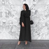Patchwork Sleeved Cardigan Robe for Women