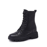Thin Women's British Style Martin Short Boots