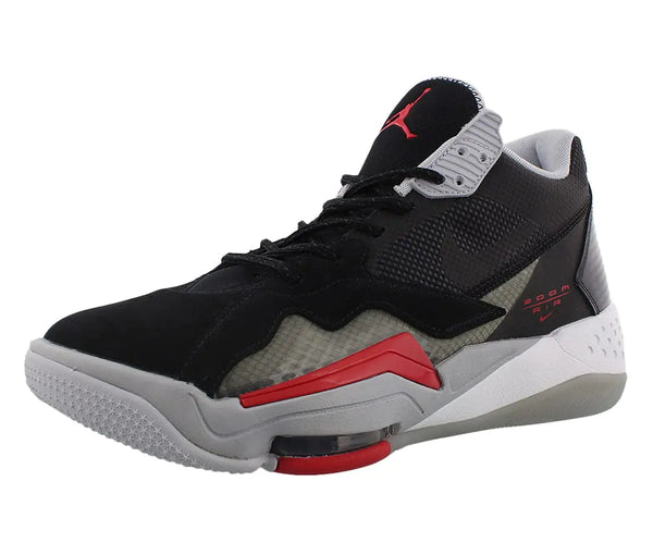 Air Jordan Mens Zoom 92 Basketball Sneakers (Black/Red Numeric_8)