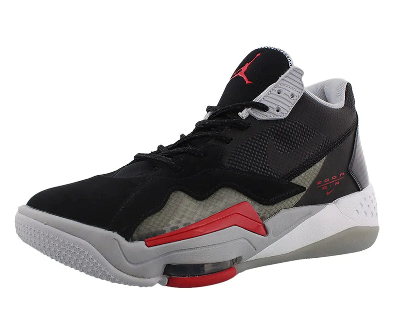 Air Jordan Mens Zoom 92 Basketball Sneakers (Black/Red Numeric_8)